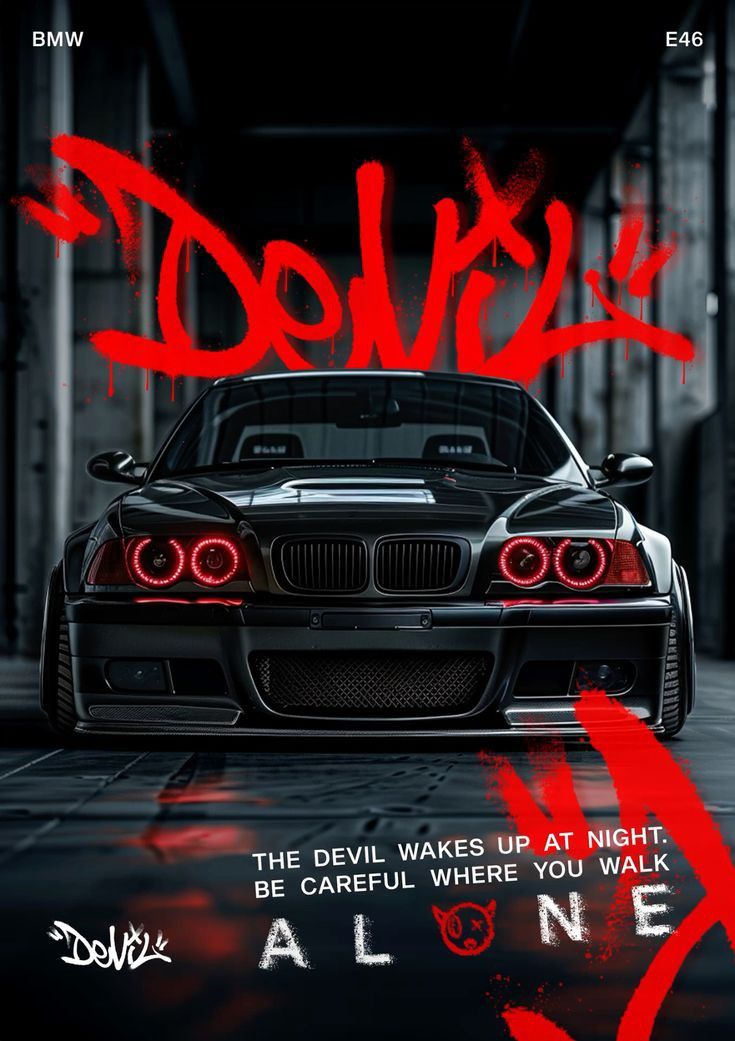 BMW Metal Poster