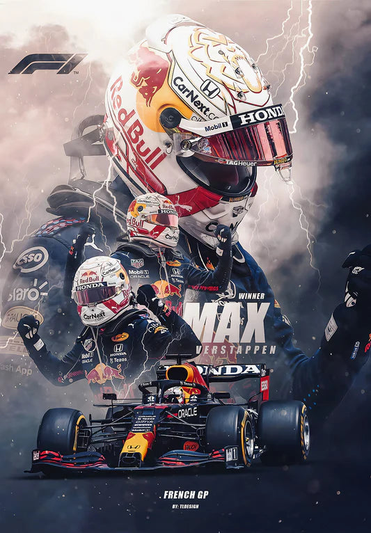 F1 Metal Poster