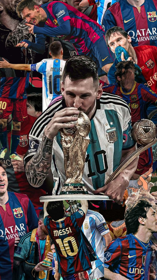 Messi Metal Poster