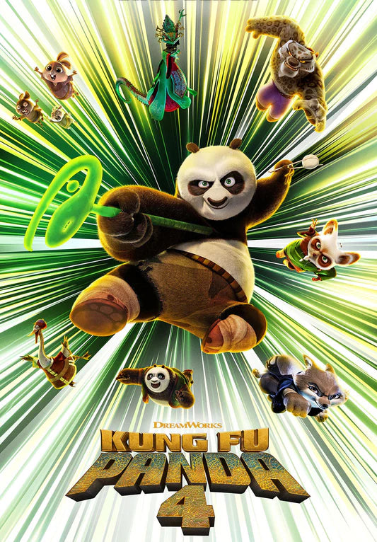 Kung Fu Panada Metal Poster