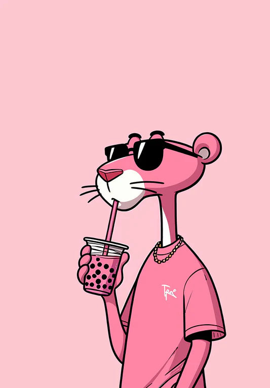 Pink Panther Metal Poster