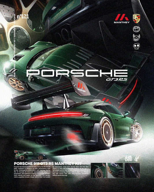 Porsche Car Metal Poster