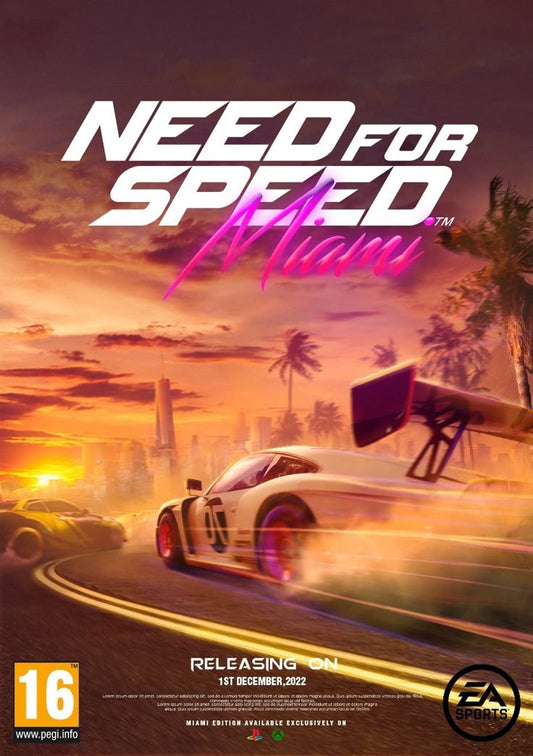 NFS Gaming Metal Poster