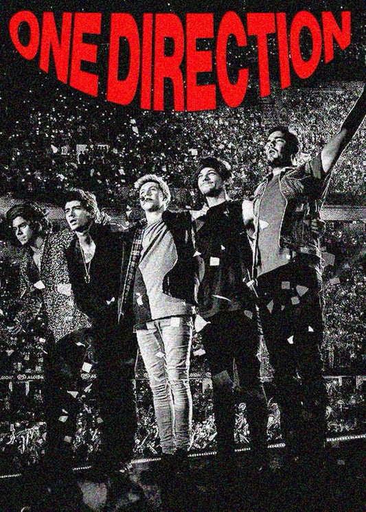 One Direction Metal Poster
