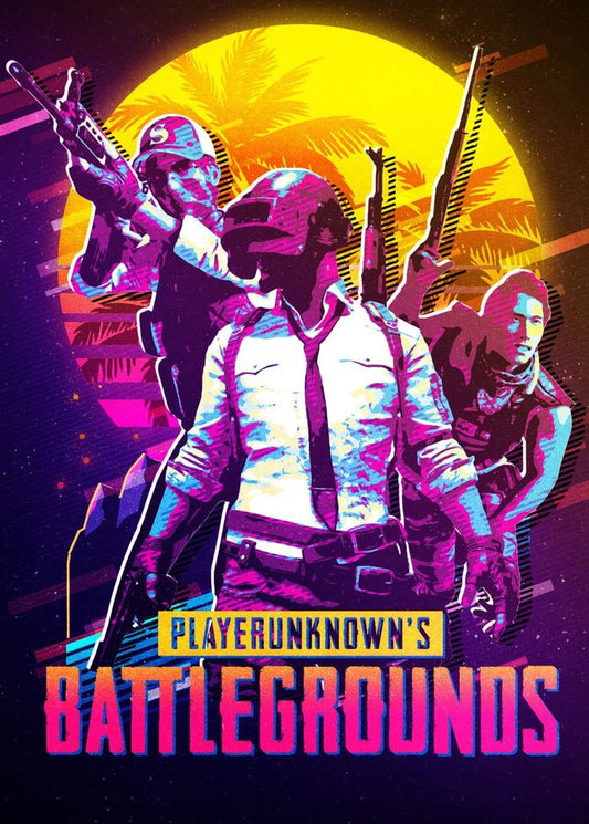 PUBG Game Metal Poster
