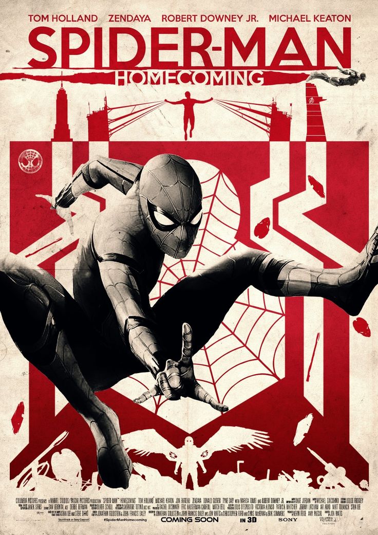 Spiderman Metal poster
