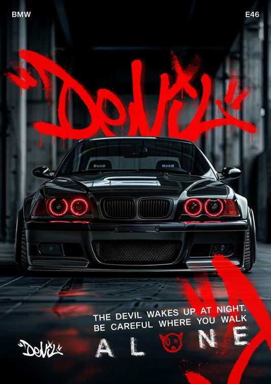 BMW Metal Poster